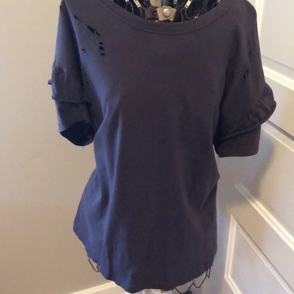 Lush distressed T-shirt. NWOT. Size large